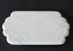 Beveled Marble Tray With Tray 40X23CM