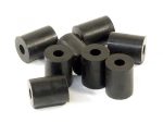 – Rubber Tube 3X8X10MM SHAPED BLACK 8PCS
