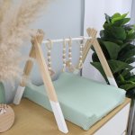 Changing Mat Cover Sage Green Plain