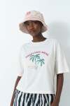 Boxy Graphic T-Shirt - XL Milk