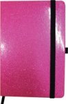 Donau A5 Journal - Neon Glitter   192 Page    Pink