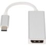 Baobab Usb-c To Displayport Female Adapter Silver