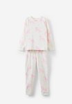 Cotton On Ava Long Sleeve Pyjama Set - Vanilla fairy Pink Unicorn Glow