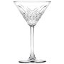 Martini Glass 230CC 4-PIECE Set Stemmed Cut-glass Timeless Collection