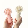 Compact Handheld Fan - Battery-Powered Lightweight For Ultimate Comfort - Perfect For Office Travel & Outdoor Adventures (Battery Not Included 2 AAA Batteries Required)