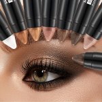 Eyeshadow Stick Soft & Smooth Cream Eyeshadow Crayon Long-lasting Shiny Colored Pearlescent Highlighter Eye Makeup Beauty Eyesha