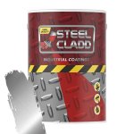 Steel Cladd Enamel Brilliant Aluminium 1L Brush