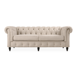 @home Madison 3 Seater Couch Luxguard Sesame