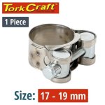 Tork Craft Hose Clamp H duty 17-19MM Bulk HCHD17-19