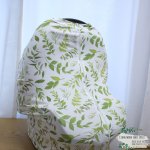 Car Seat Cover Leaf Pattern Rainbow