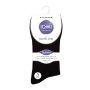 Socks Gentle Grip Diabetic Ladies Size 4-8 - Black