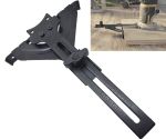 DNP618 Router Edge Guide For Dewalt Fixed Base Compact Routers - Precision Routing Accessory With Adjustable Design For Woodwork