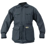 Mens Parka Jacket In Indigo - Indigo 3XL