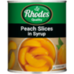 Rhodes Peach Slices In Syrup 825G