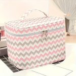 Large Capacity Cosmetic Bag Nylon Storage Portable Travel Toiletry Wash Bag With Zipper Multi-functional Organizer