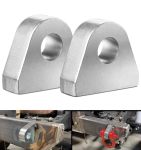 Weld On Shackle Clevis Mounts For Most Vehicles Bumper Towing 1-INCH Thickness Heavy Duty Steel Set Of 2