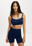 Cotton On Seamless Rib Bike Short - Heritage Blue