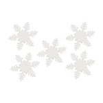 White Medium Snowflake Pack Of 5