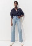 Wide High Jeans - Light Denim Blue