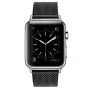 Colton James Mesh Strap For Silver 38MM Apple Watch - Black