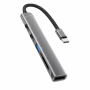 5-IN-1 Usb-c Otg Hub USB 3.0 Dual Type-c Sd Micro Sd Card Reader By Pt