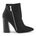 Black Lycra Ankle Boot