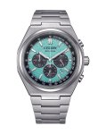 Super Titanium Chronograph Turquoise Dial Watch