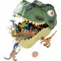 Qynial 53PCS Dinosaur Toy Set With T-rex Head Storage & Realistic Figures