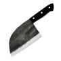 Lifespace Hammer Forged Full Tang Butcher Cleaver With Leather Sheath