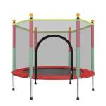 Smte Children & Pre-schoolers Fun Activity MINI Trampoline With 360 Safety Net With Keychain