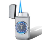 Zs - Gas Lighther And Watch - Silver