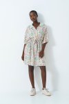 Waist Tie Dress - 18 Multi