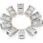 UGreen - RJ45 CAT6 Shielded Crimp Connectors - 10 Pcs