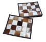 Handcrafted Genuine Leather Nguni Hide Placemats Pack Of 6