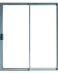Patio Aluminium Door Natural 2.4M X 2.1M Ox