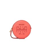 Ella Bio Circle Zip Cardholder -coral Crush