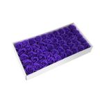 Artificial Flowers Box Of 50 Dark Purple
