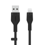 Belkin Boostcharge Flex Usb-c Cable With Lightning Connector Black CAA009BT1MBK