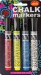 Dala Chalk Markers - Primary Colours Set Of 4