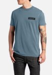 Crewneck T-Shirt In Organic Cotton - Grey Blue