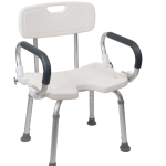 Shower Chair With Flip-up Armrests
