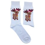 Adult Reindeer Anklet Socks - Factory Plaza