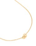 Waterproof Gold Plated Stainless Steel Interlock Loops Pendant Necklace