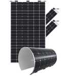 Apple SPP38QHES Power 380W Flexible Solar Panel Mono Half-cell 0.3M Bending Radius 21.8% Efficiency