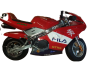 50CC 2 Stroke 3HP Pocketbike Fila Design Cag Model Ages 4-13 Years +