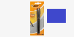 Bic Cristal Ultrafine 0.7MM Pack 2 Blue Ballpen