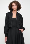 Co-ord Jacket With Embroidery - Black
