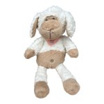 Plush Soft Toy 30CM - White & Beige Lamb Bandana