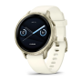 Garmin Venu 4 - 41MM - Lunar Gold Bezel With Bone Silicone Band