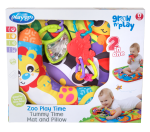 Zoo Play Time Tummy Time Mat And Pillow